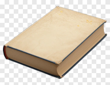 Closed Book With Leather Cover PNG