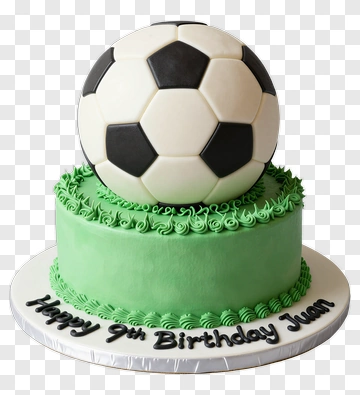 Soccer Ball Birthday Cake For Juan PNG