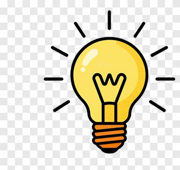 Cartoon Light Bulb PNG