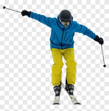 Skier Performing A Jump PNG