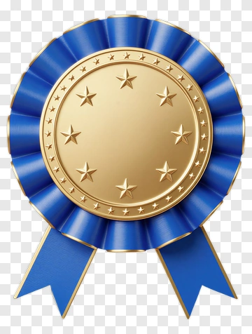 Gold Medal Award Ribbon PNG
