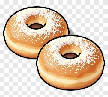 Cartoon Donuts With Sprinkles PNG