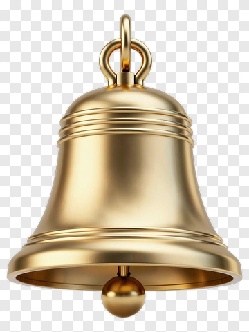 Golden Bell PNG