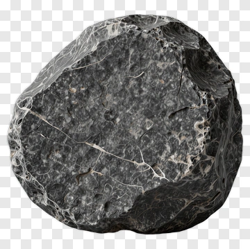 Rock With Gray And White Veins PNG