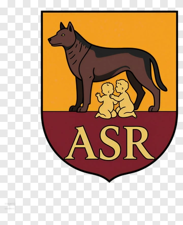 Dog With Two Children In Asr Emblem PNG
