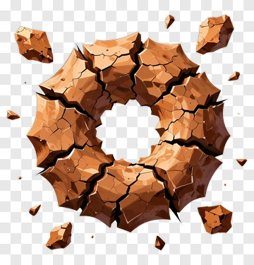 Cracked Ground Texture PNG