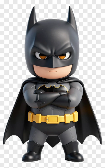 Cartoon Batman Character PNG
