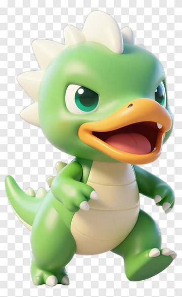 Cartoon Dinosaur Character PNG