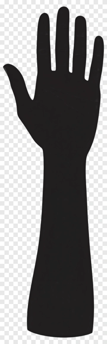 Black Hand Silhouette PNG