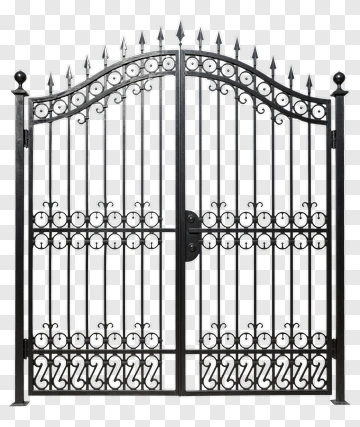 Wrought Iron Gate PNG