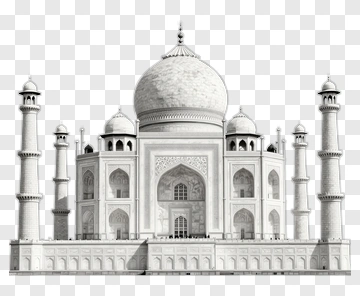 Taj Mahal Architectural Structure PNG