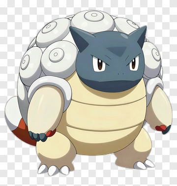 Tortuga Pokémon Character PNG