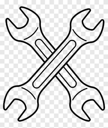 Crossed Wrenches Icon PNG