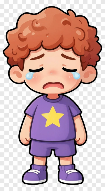 Sad Boy With Tears PNG