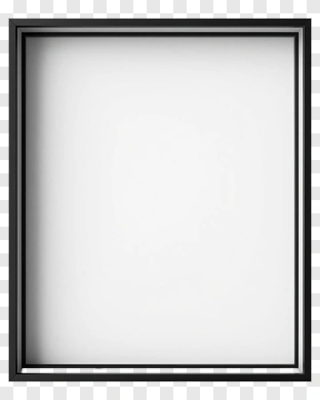 Black Frame For Artwork PNG