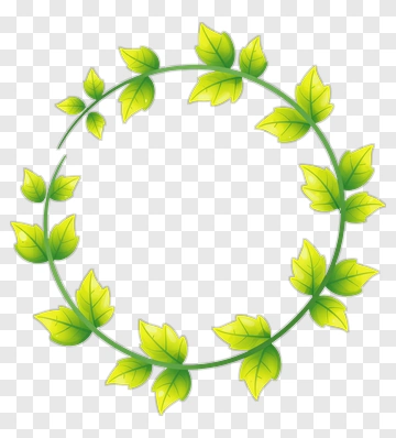 Green Leaf Wreath PNG