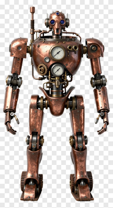 Steampunk Robot PNG