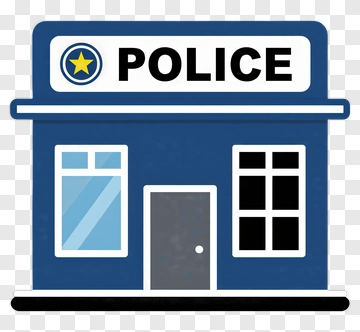Police Station Building PNG