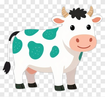 Cartoon Cow PNG