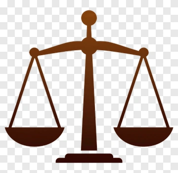 Brown Scales Of Justice PNG