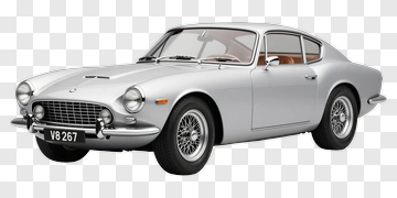 Silver Sports Car PNG