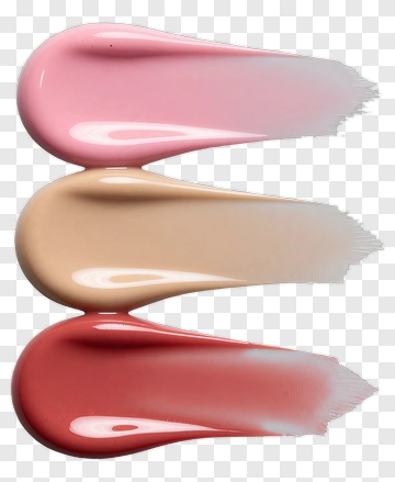 Cosmetic Foundation Swatches In Pink And Beige Tones PNG
