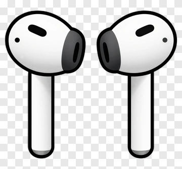 Cartoon Wireless Earbuds PNG