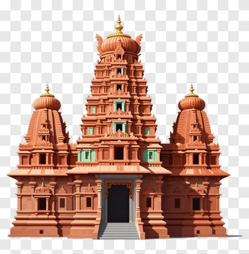 Indian Temple Structure PNG