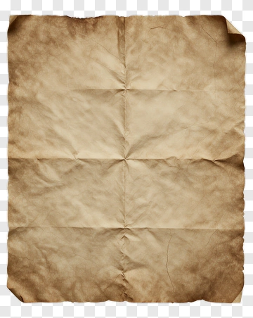 Old Crumpled Paper PNG