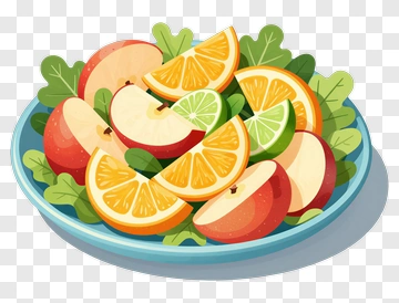 Fruit Salad With Apples And Oranges PNG