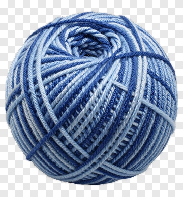 Blue Yarn Ball PNG