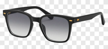 Sunglasses With Black Frame And Gradient Lenses PNG