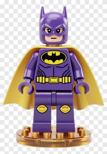 Purple Batman Lego Minifigure PNG