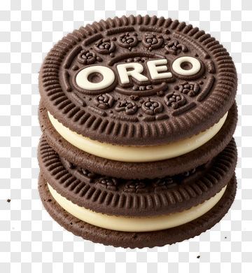 Oreo Cookies Stacked Together PNG