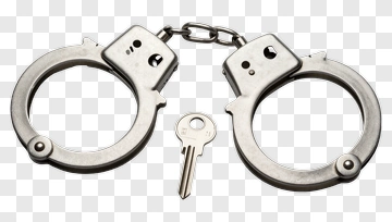 Handcuffs With Key PNG