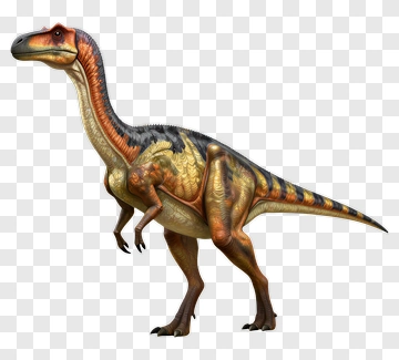 Colorful Dinosaur Model PNG