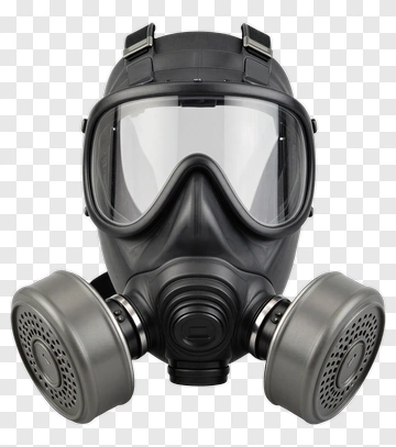 Black Gas Mask PNG