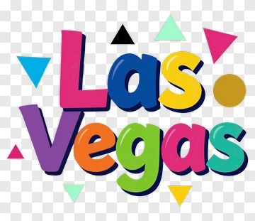 Las Vegas Colorful Sign PNG