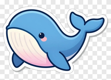 Cartoon Whale PNG