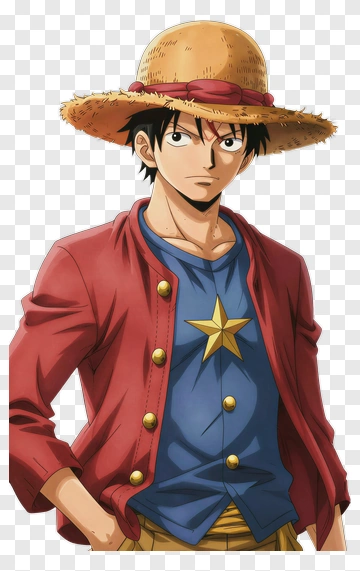 Cartoon Character Wearing A Straw Hat PNG