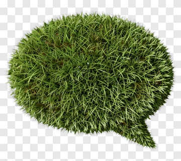 Grass Speech Bubble PNG
