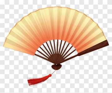 Decorative Folding Fan PNG