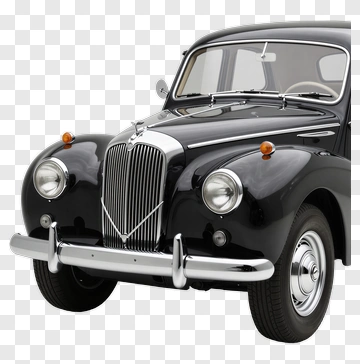 Classic Black Car PNG