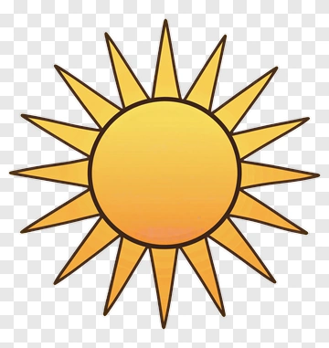 Cartoon Sun Icon PNG