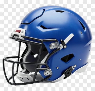 Blue Football Helmet PNG