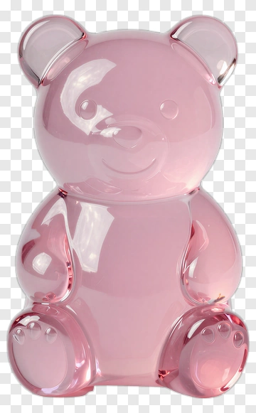 Pink Gummy Bear PNG