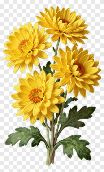 Yellow Flower Bouquet PNG