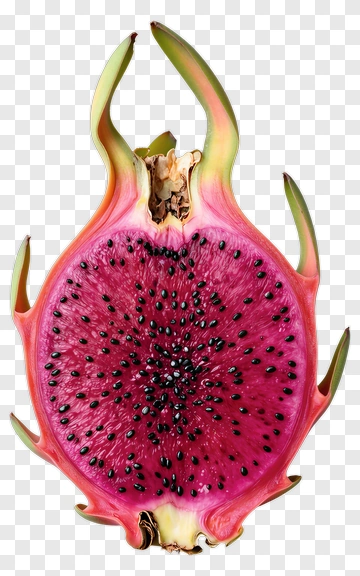 Dragon Fruit Slice PNG