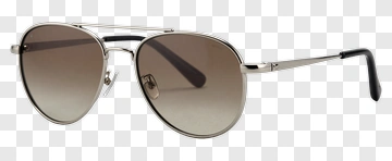 Sunglasses With Silver Frame PNG