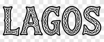 Lagos Decorative Text PNG